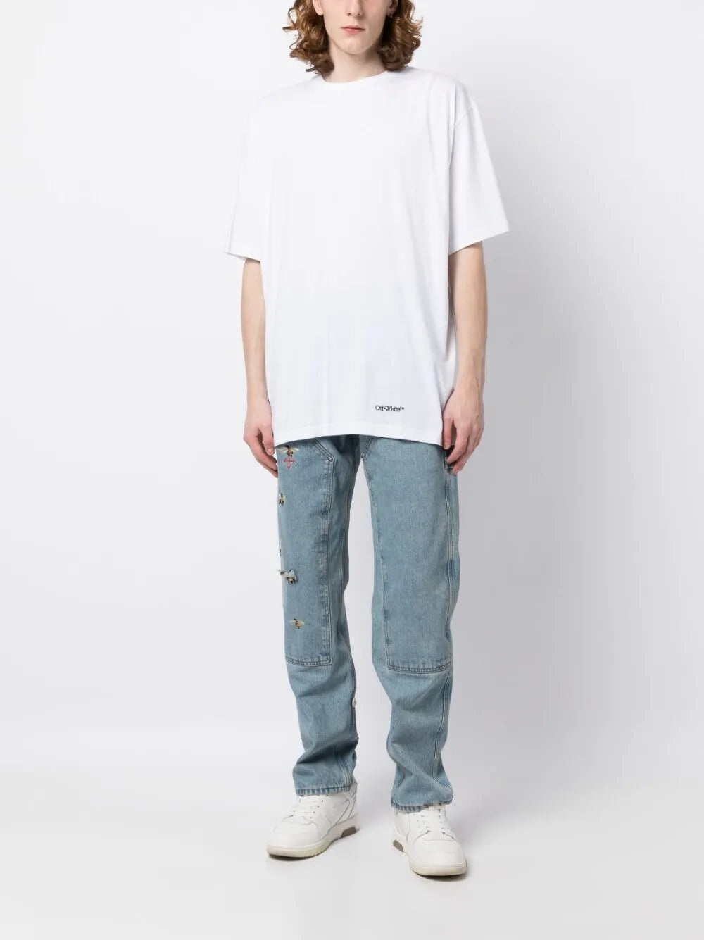 Off-White Scribble Diag 印花T-shirt
