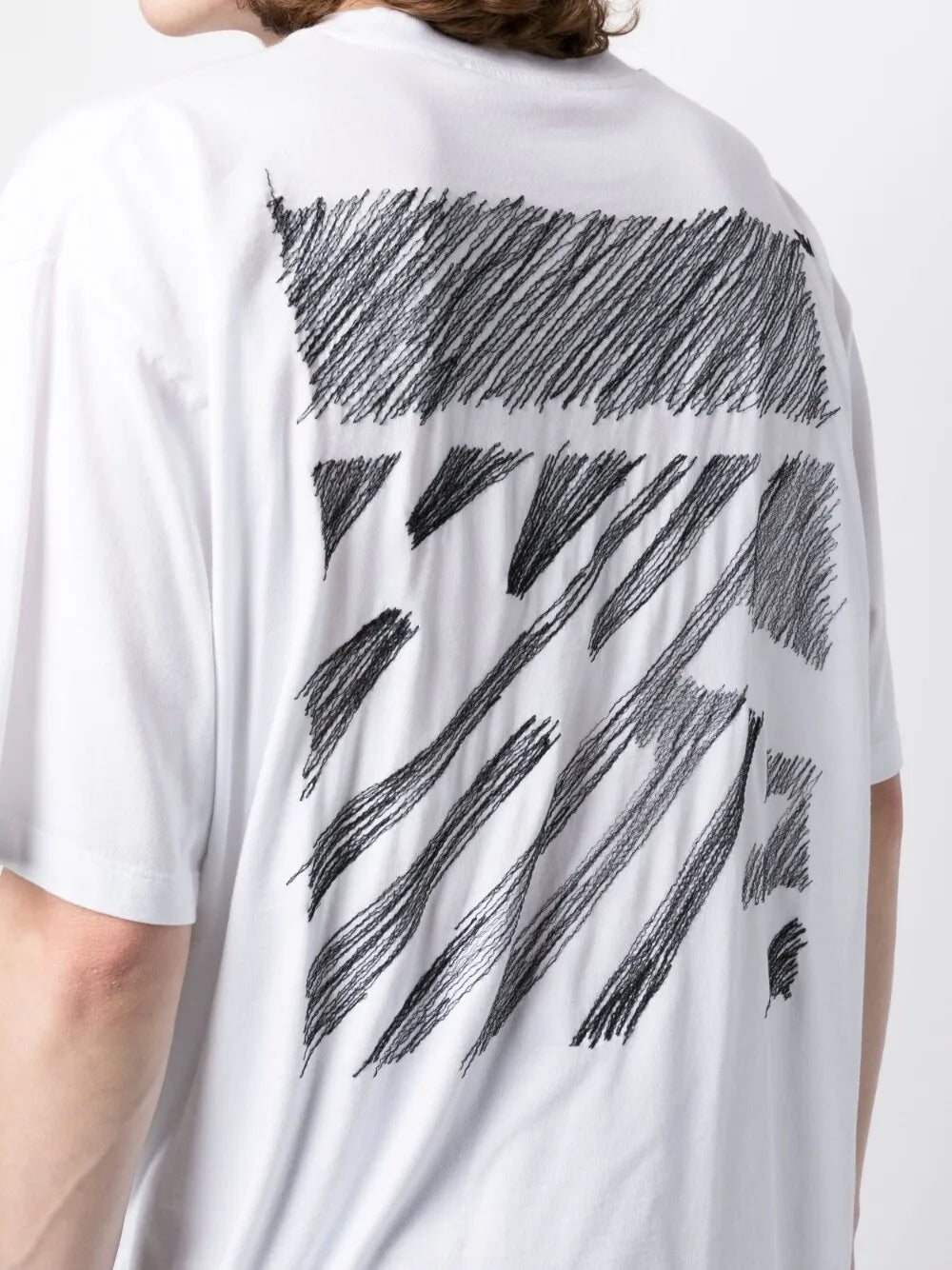 Off-White Scribble Diag 印花T-shirt