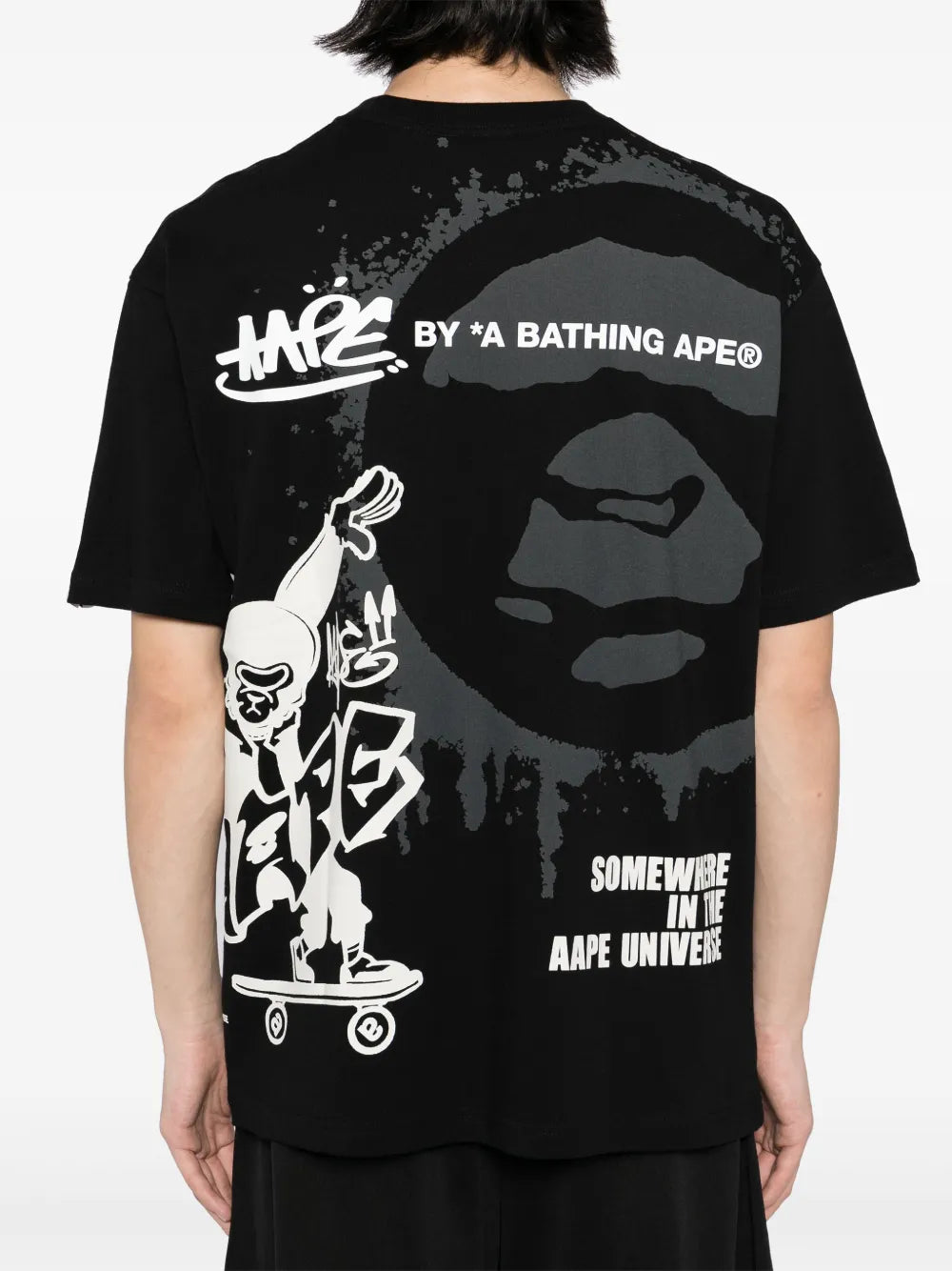 AAPE BY *A BATHING APE® 圖案印花T-shirt