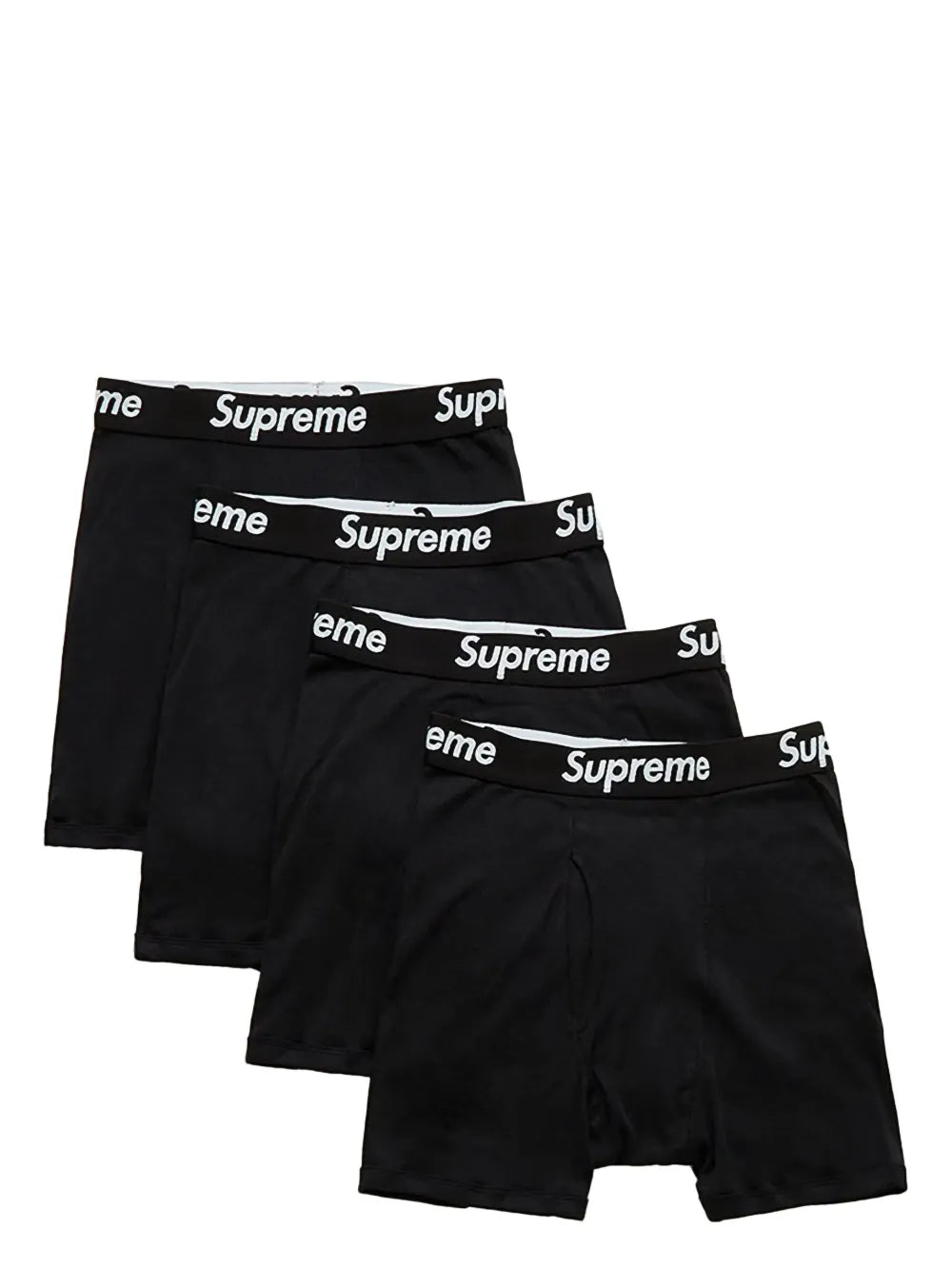 Supreme x Hanes Tagless 緊身四角褲（四件裝）