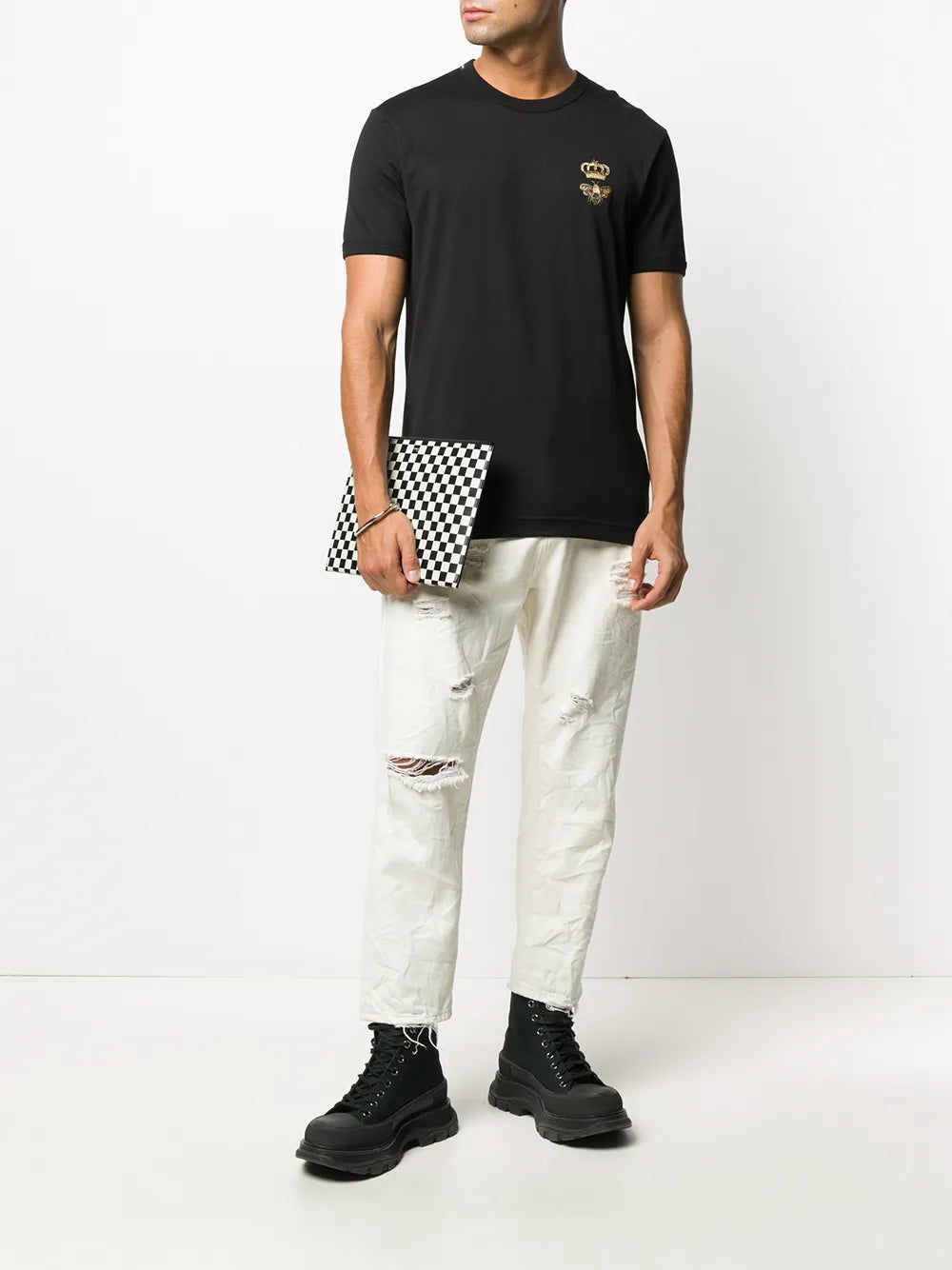 Dolce & Gabbana 皇冠刺繡T-shirt