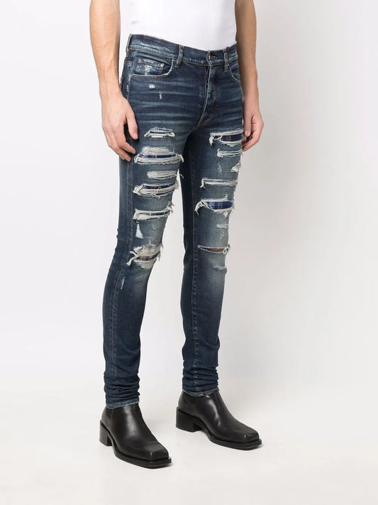 AMIRI 仿舊修身牛仔褲