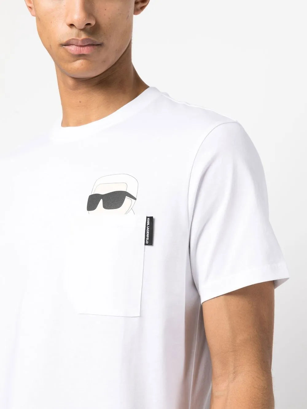 Karl Lagerfeld Ikon 2.0 口袋T-shirt
