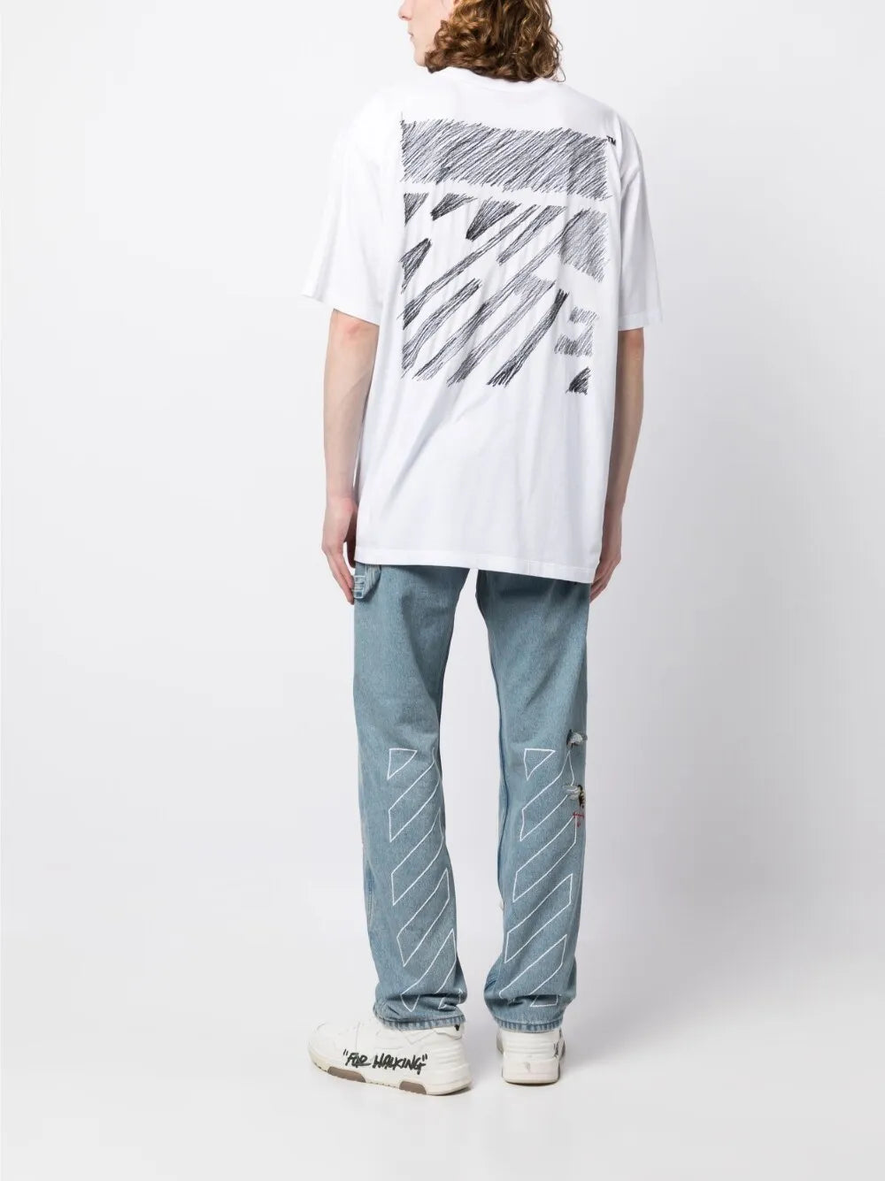Off-White Scribble Diag 印花T-shirt