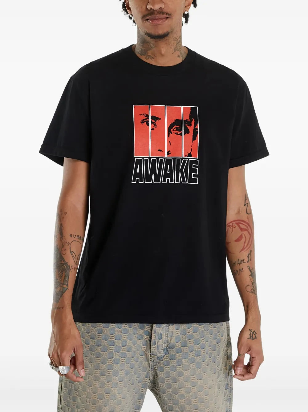Awake NY logo印花T-shirt