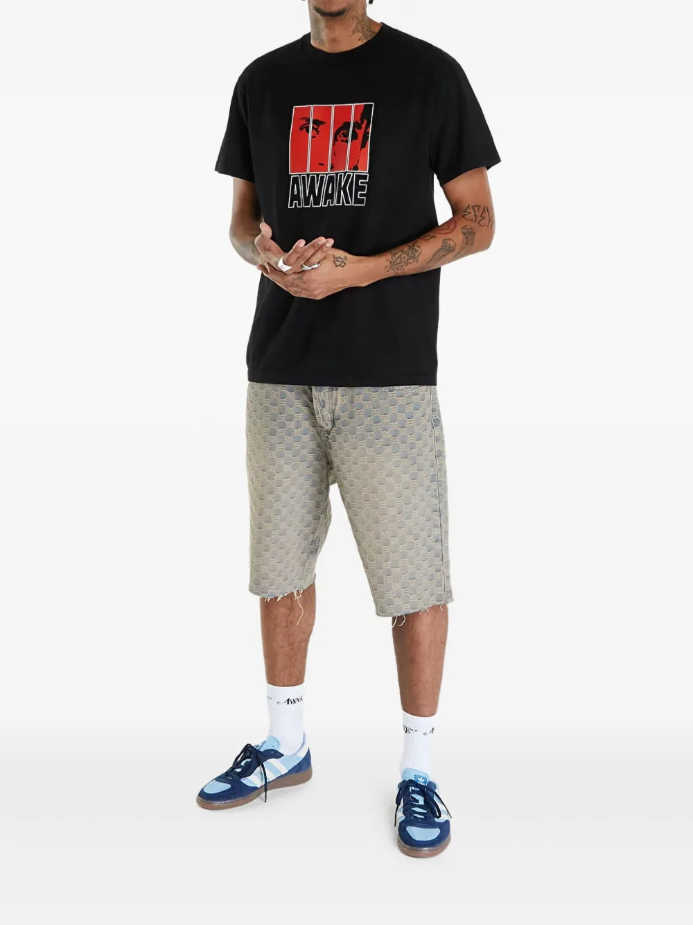 Awake NY logo印花T-shirt