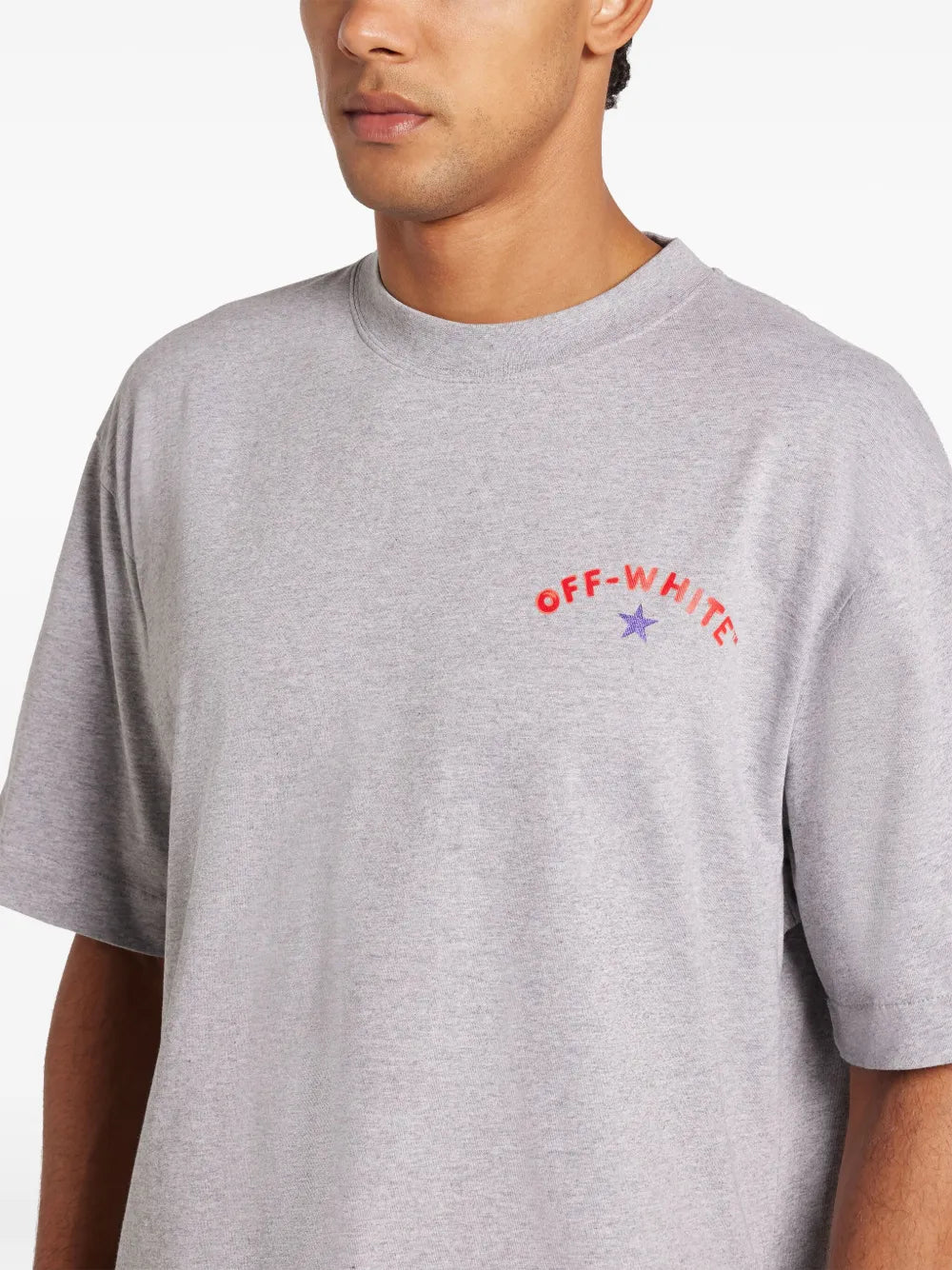 Off-White logo印花T-shirt