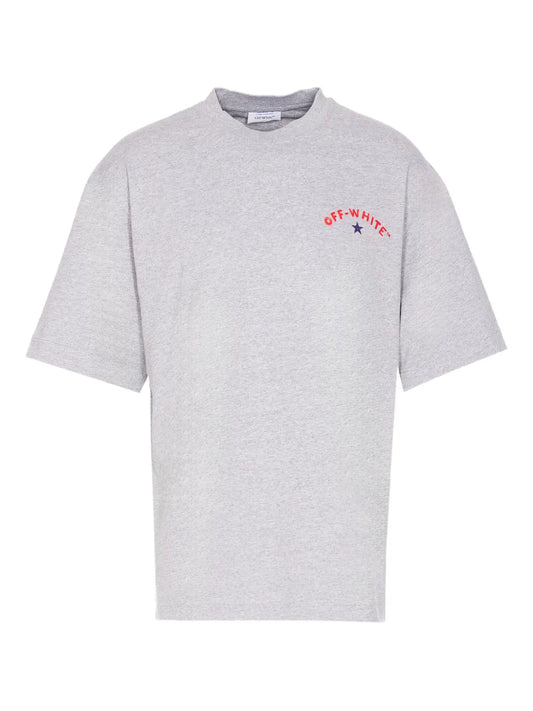 Off-White logo印花T-shirt