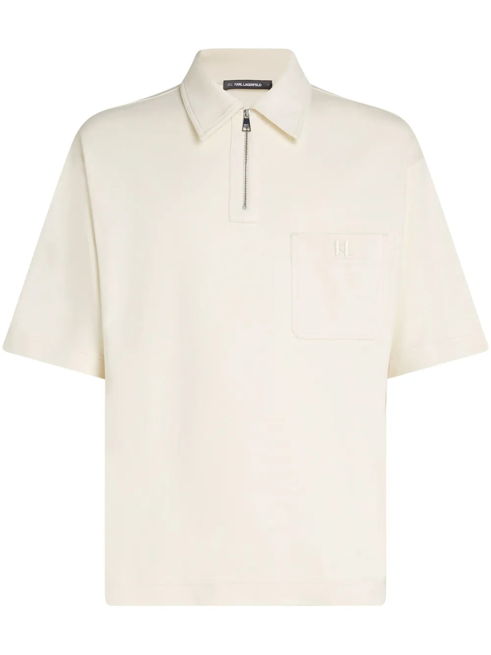 Karl Lagerfeld logo刺繡polo衫