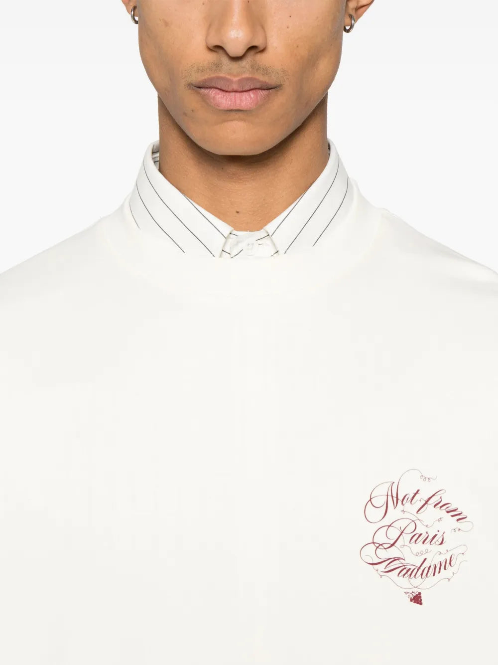 Drôle De Monsieur Slogan Vignes T-shirt