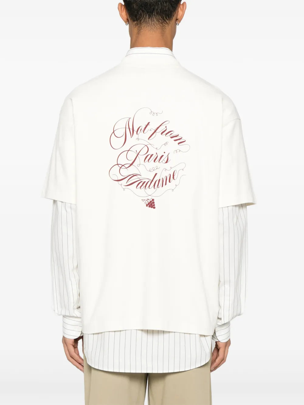 Drôle De Monsieur Slogan Vignes T-shirt