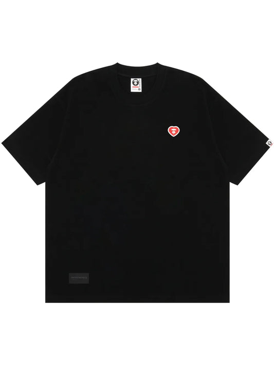 AAPE BY *A BATHING APE® 凸紋logo T-shirt