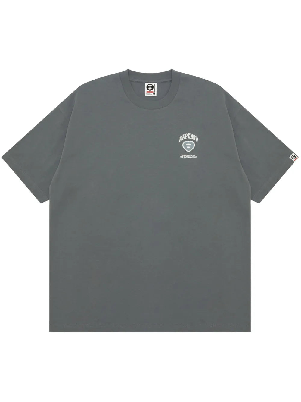 AAPE BY *A BATHING APE® logo刺繡T-shirt
