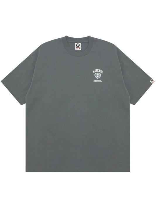 AAPE BY *A BATHING APE® logo刺繡T-shirt