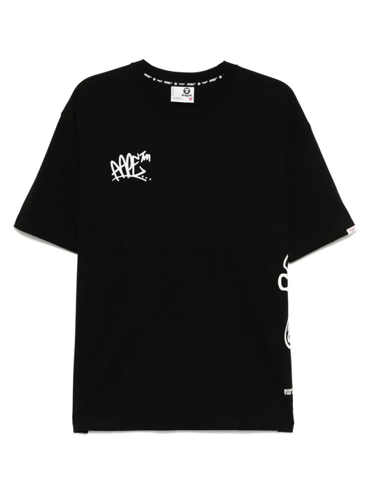 AAPE BY *A BATHING APE® 圖案印花T-shirt