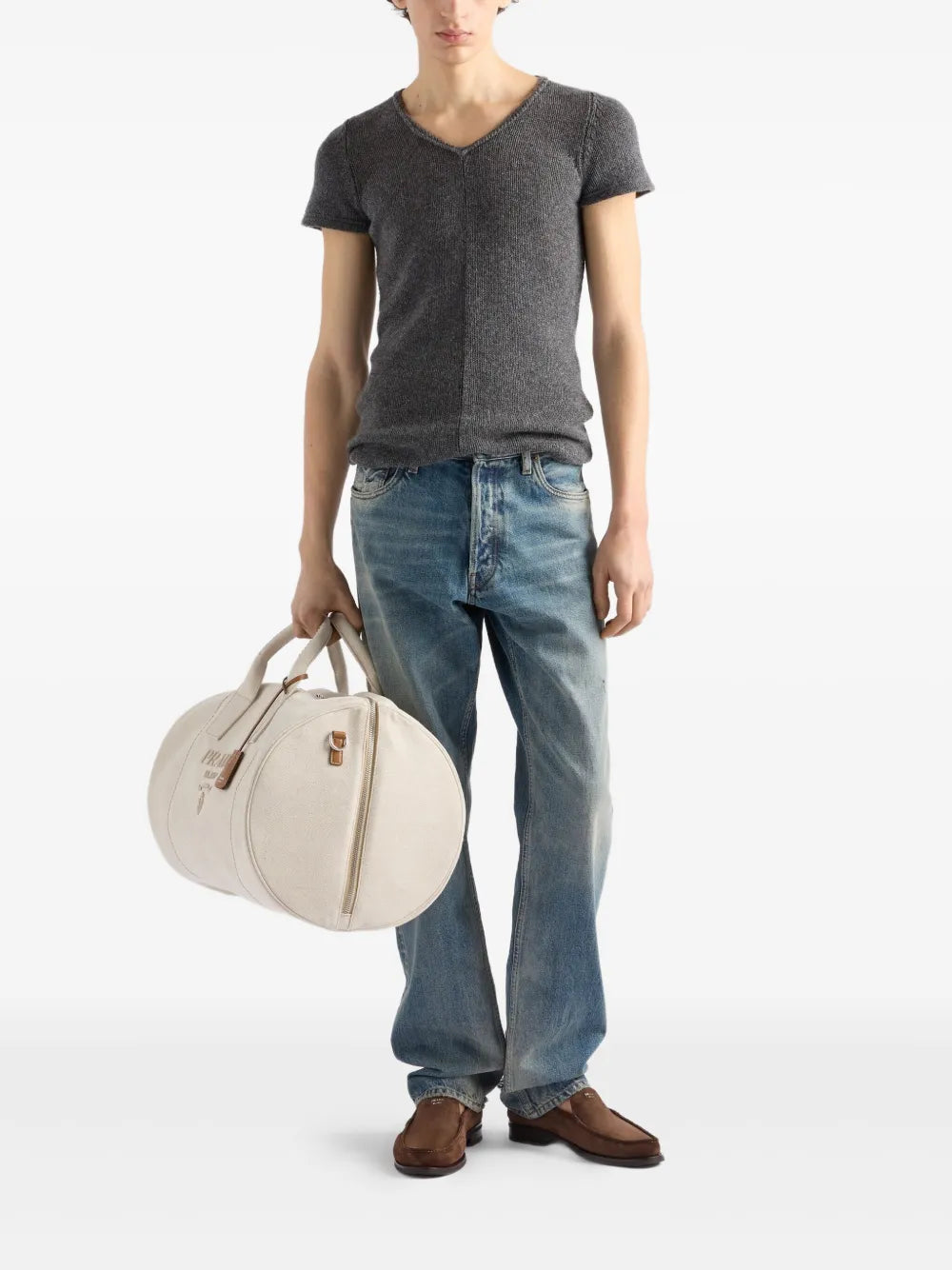 Prada 標貼牛仔褲