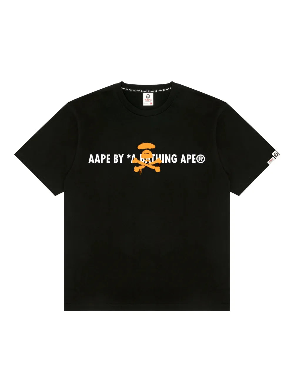 AAPE BY *A BATHING APE®logo印花T-shirt