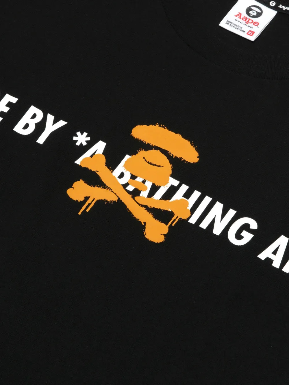 AAPE BY *A BATHING APE®logo印花T-shirt
