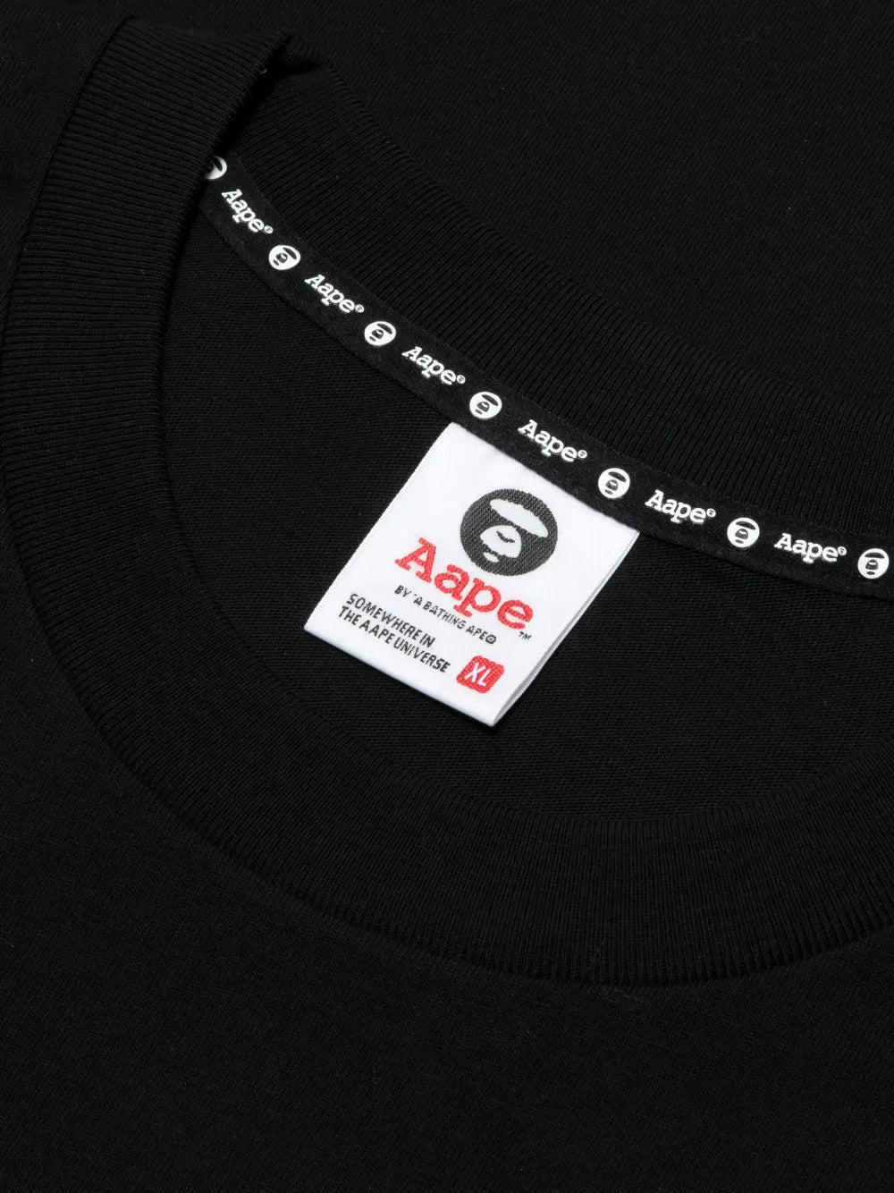 AAPE BY *A BATHING APE®logo印花T-shirt