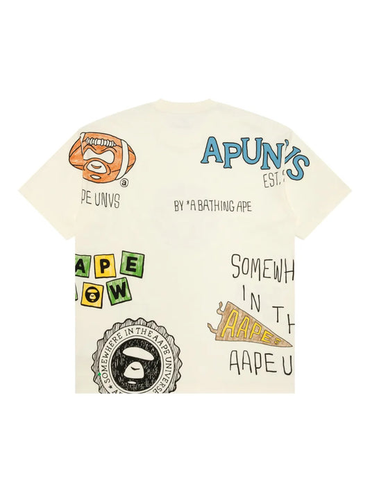 AAPE BY *A BATHING APE®棉T-shirt