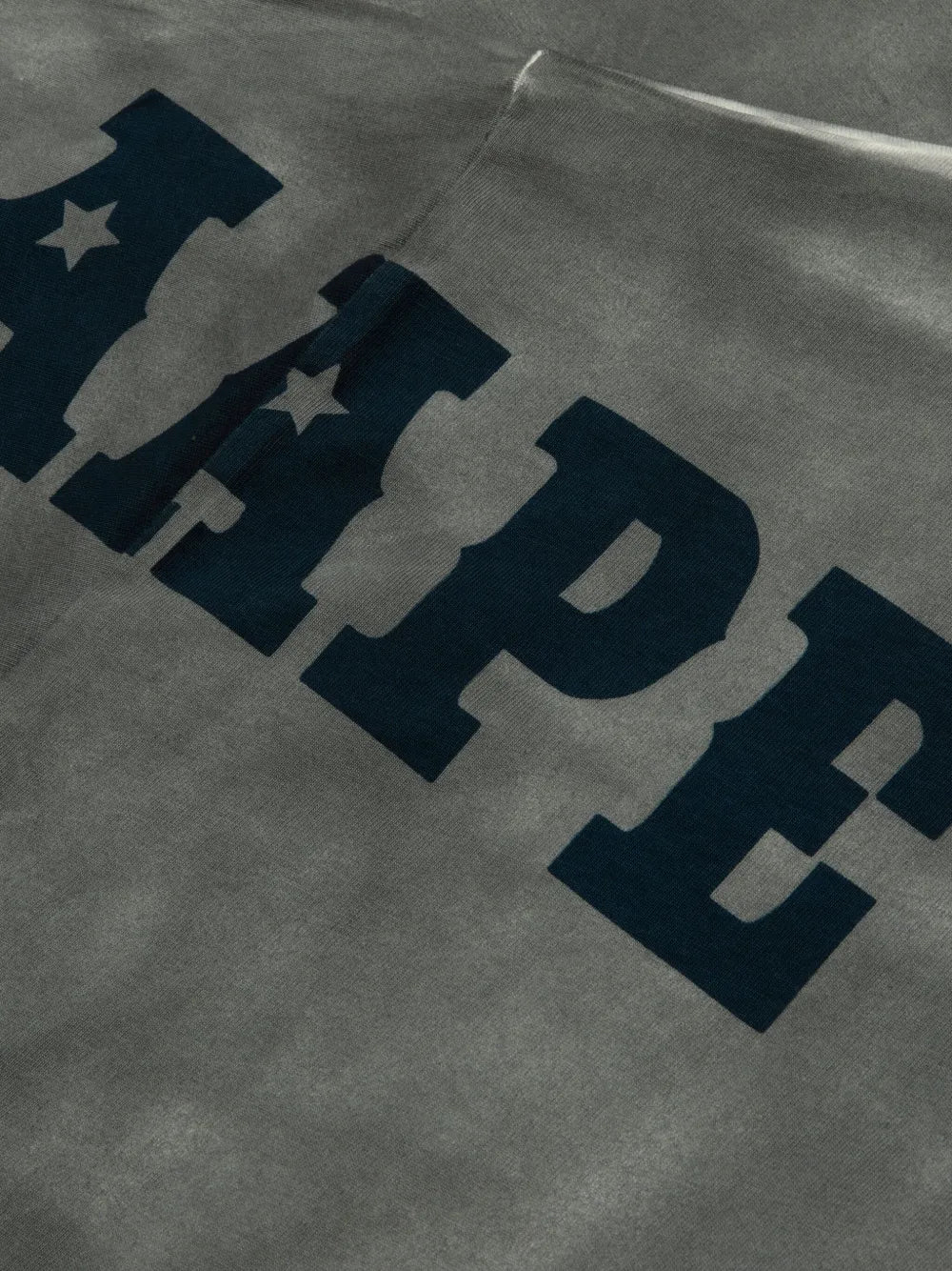 AAPE BY *A BATHING APE® 圖案印花T-shirt灰